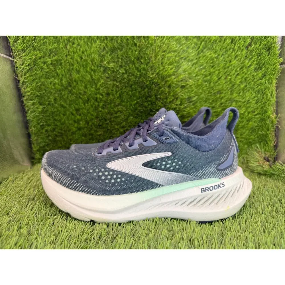 Brooks Glycerin GTS 23 1204921B453 Athletic Sneaker Womens 6.5B Blue Knit Sports